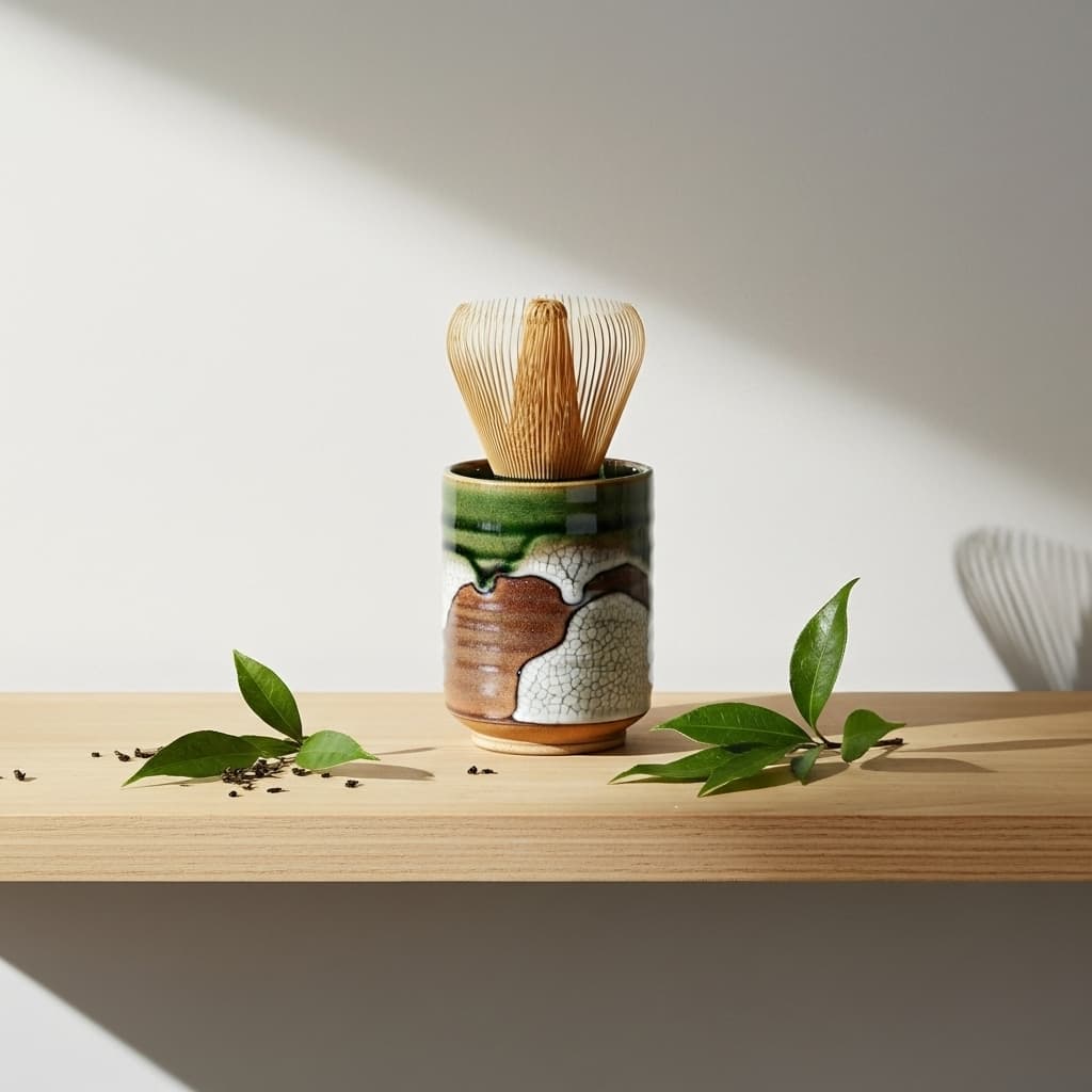 Ceramic Whisk Holder (Kusenaoshi)